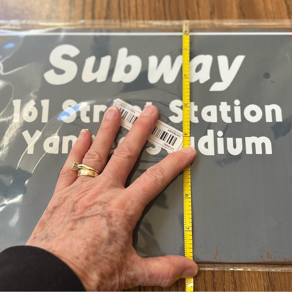 Subway Series Sign- Yankees/Mets NWT
